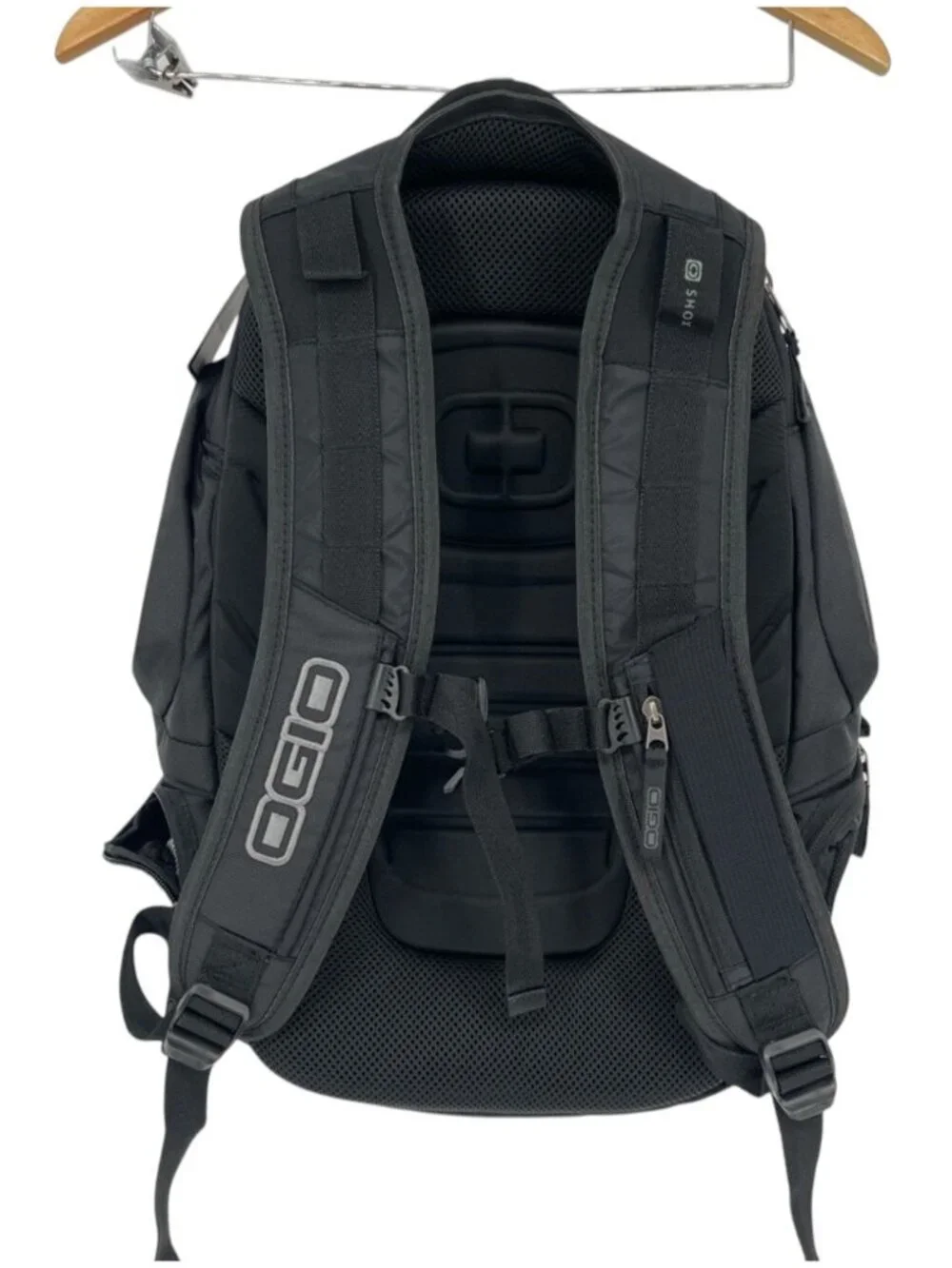 Ogio Squadron Laptop Backpack Padded Adjustable Black Logo / Master of Mixes